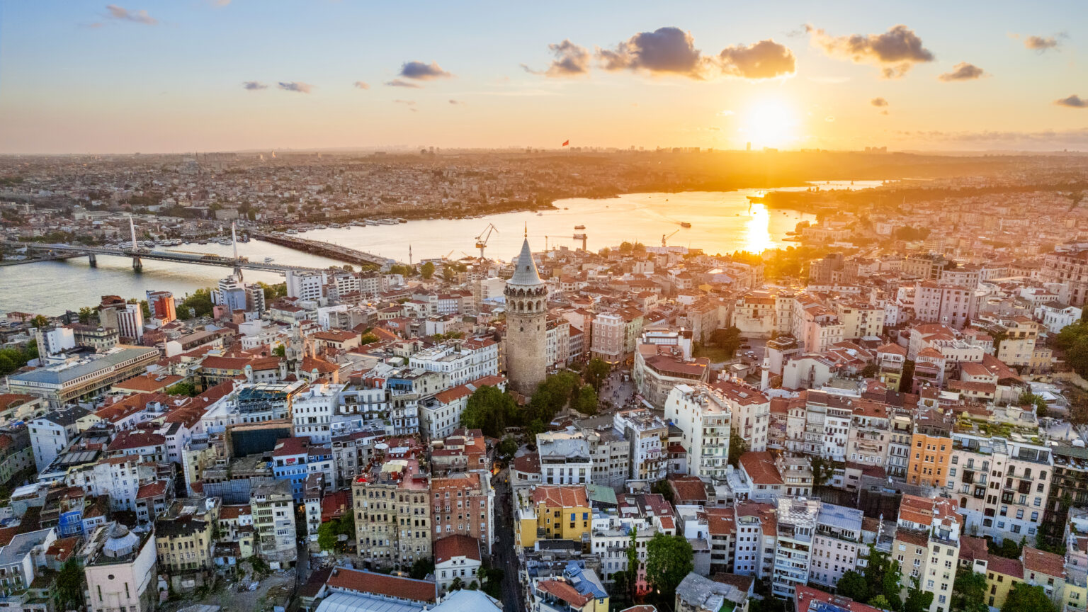 Istanbul ved solnedgang